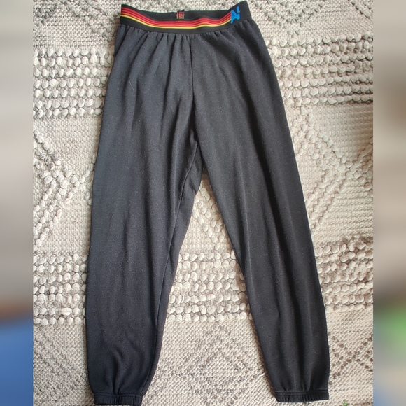 Aviator Nation Black Joggers Size Small - Picture 3 of 7